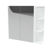 New York Mirror Cabinet 750mm Left Double Door Gold Collection (NEW-SC-750-L-G)