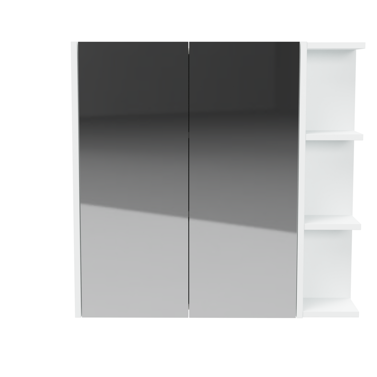New York Mirror Cabinet 750mm Left Double Door Platinum Collection (NEW-SC-750-L-P)