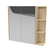 New York Mirror Cabinet 750mm Left Double Door Gold Collection (NEW-SC-750-L-G)