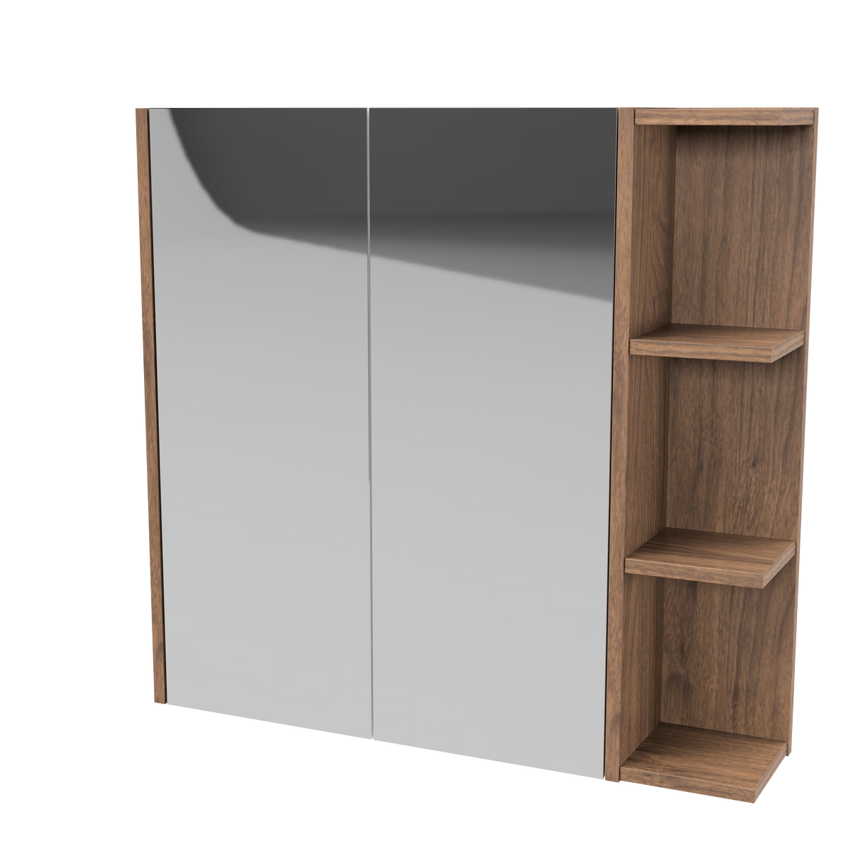 New York Mirror Cabinet 750mm Left Double Door Gold Collection (NEW-SC-750-L-G)