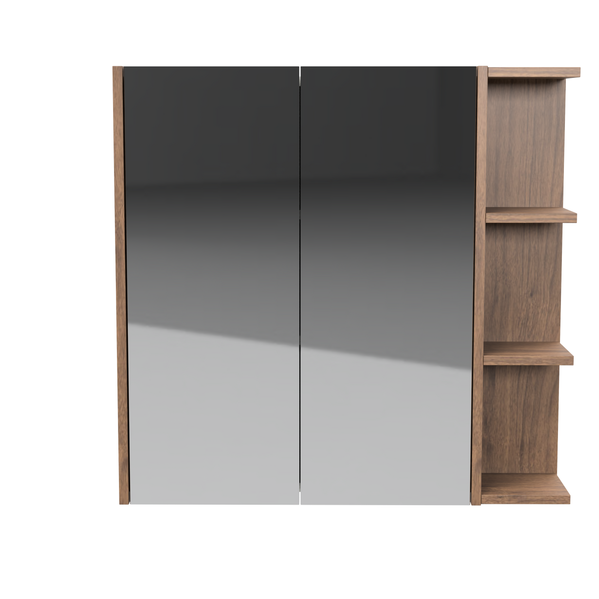 New York Mirror Cabinet 750mm Left Double Door Gold Collection (NEW-SC-750-L-G)
