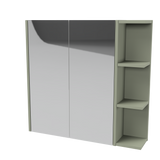 New York Mirror Cabinet 750mm Left Double Door Gold Collection (NEW-SC-750-L-G)