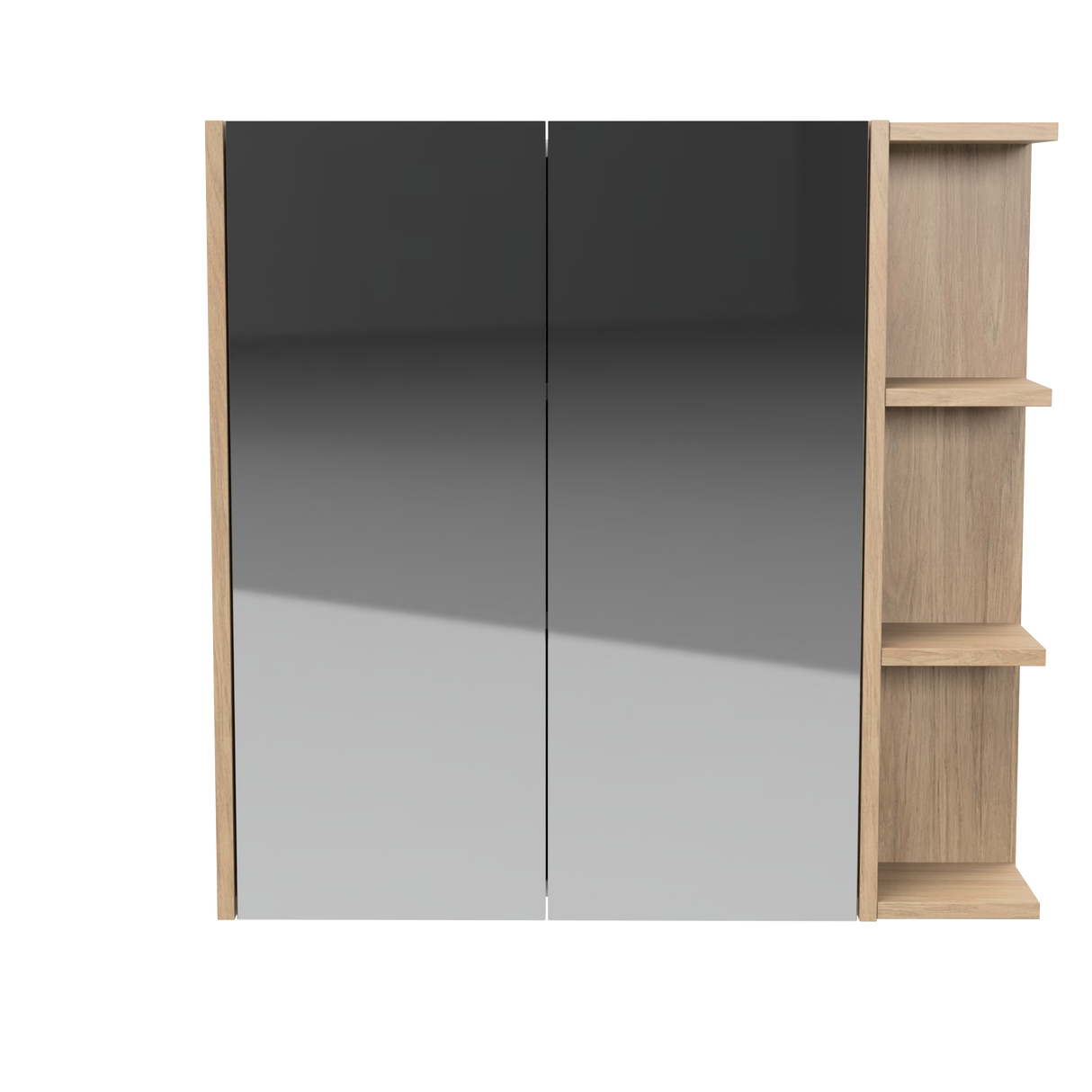 New York Mirror Cabinet 750mm Left Double Door Gold Collection (NEW-SC-750-L-G)