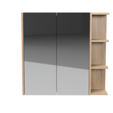 New York Mirror Cabinet 750mm Left Double Door Gold Collection (NEW-SC-750-L-G)