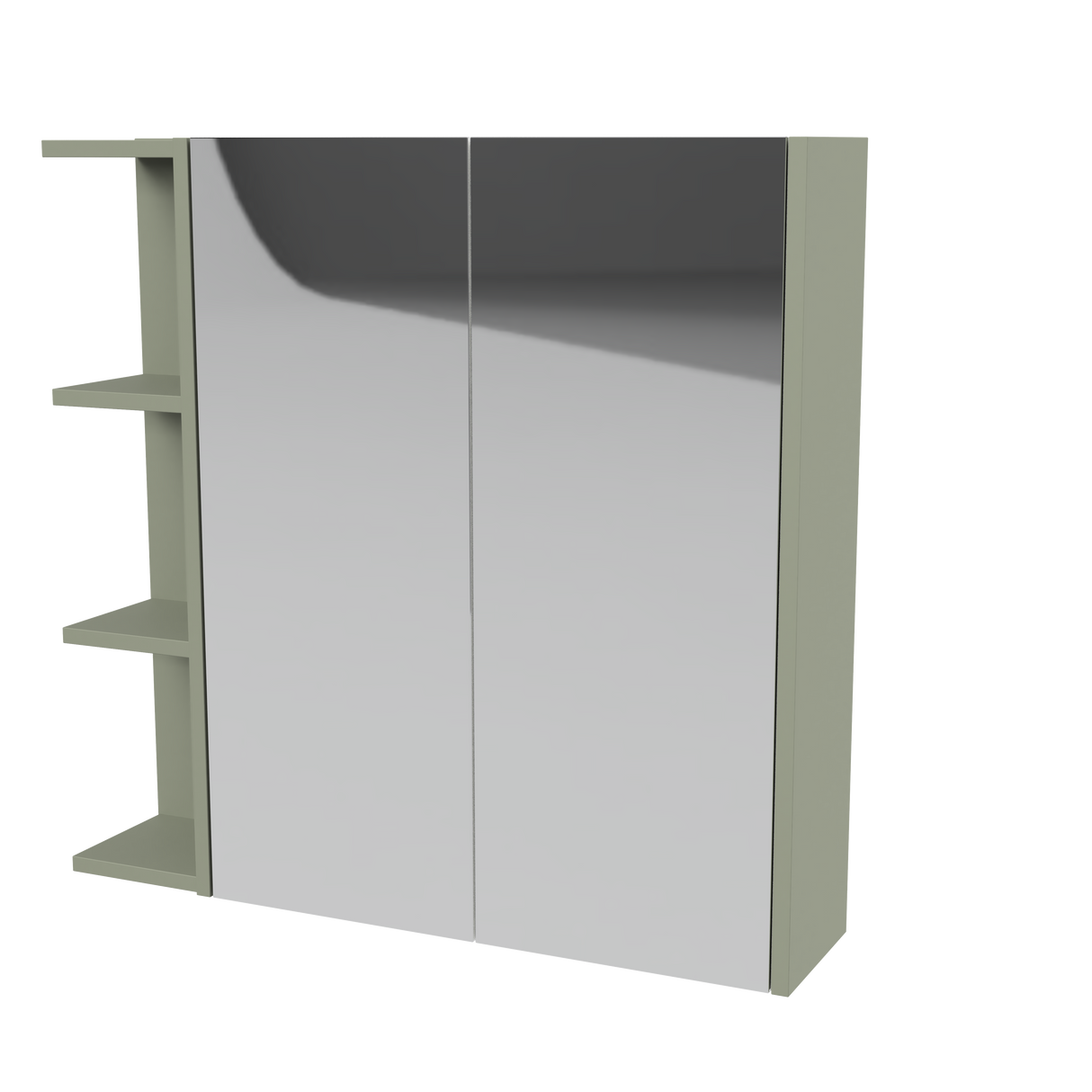 New York Mirror Cabinet 750mm Right Double Door Platinum Collection (NEW-SC-750-R-P)