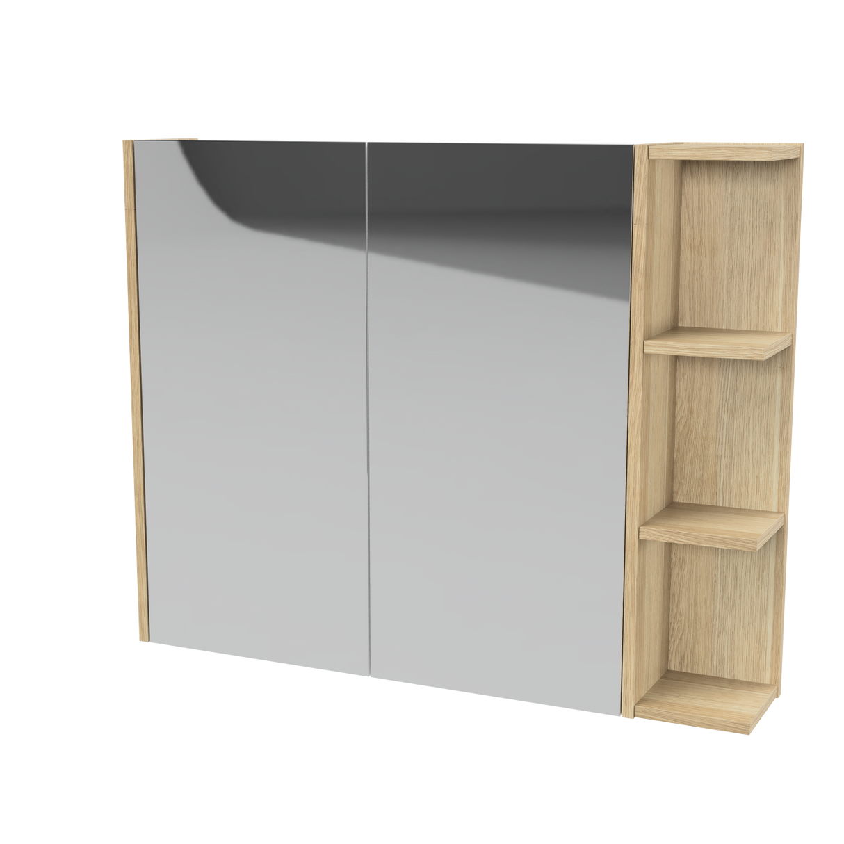 New York Mirror Cabinet 900mm Left Double Door Gold Collection (NEW-SC-900-L-G)