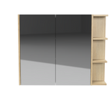 New York Mirror Cabinet 900mm Left Double Door Gold Collection (NEW-SC-900-L-G)