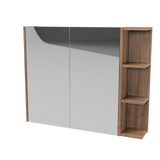 New York Mirror Cabinet 900mm Left Double Door Gold Collection (NEW-SC-900-L-G)
