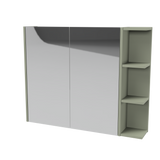 New York Mirror Cabinet 900mm Left Double Door Platinum Collection (NEW-SC-900-L-P)