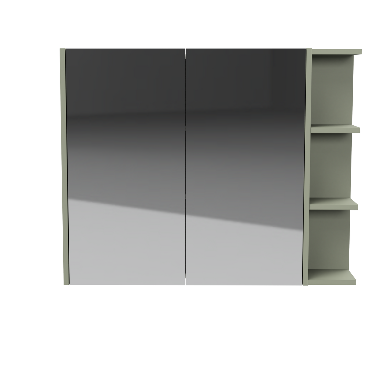 New York Mirror Cabinet 900mm Left Double Door Gold Collection (NEW-SC-900-L-G)