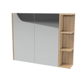 New York Mirror Cabinet 900mm Left Double Door Gold Collection (NEW-SC-900-L-G)