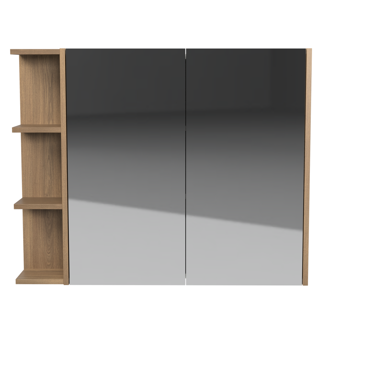New York Mirror Cabinet 900mm Right Double Door Platinum Collection (NEW-SC-900-R-P)