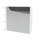 New York Mirror Cabinet 900mm Right Double Door Platinum Collection (NEW-SC-900-R-P)