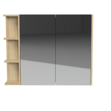New York Mirror Cabinet 900mm Right Double Door Platinum Collection (NEW-SC-900-R-P)