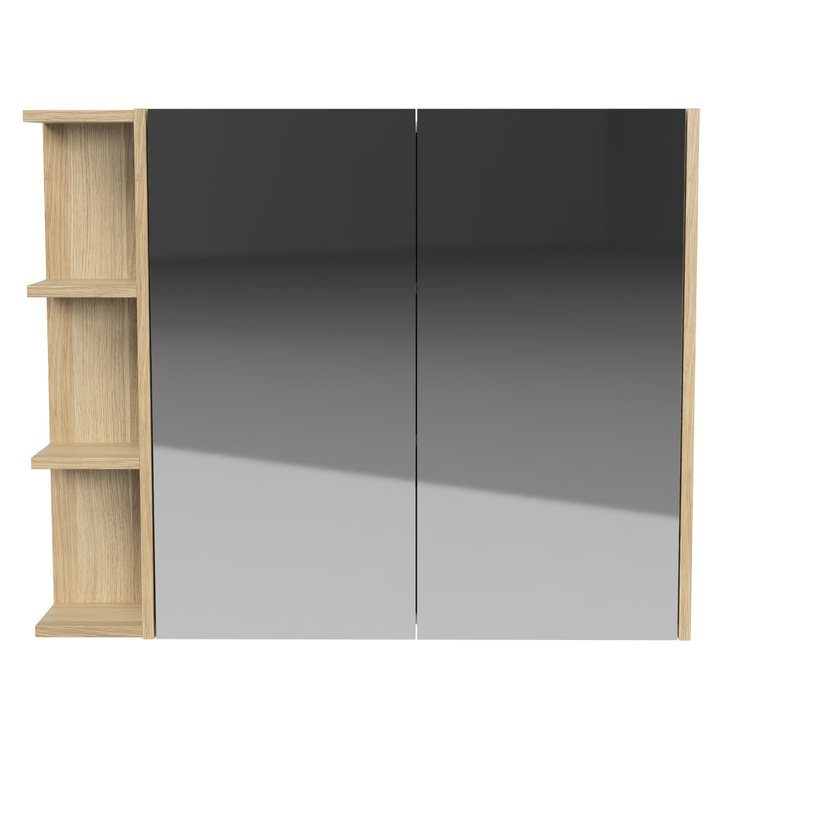 New York Mirror Cabinet 900mm Right Double Door Gold Collection (NEW-SC-900-R-G)