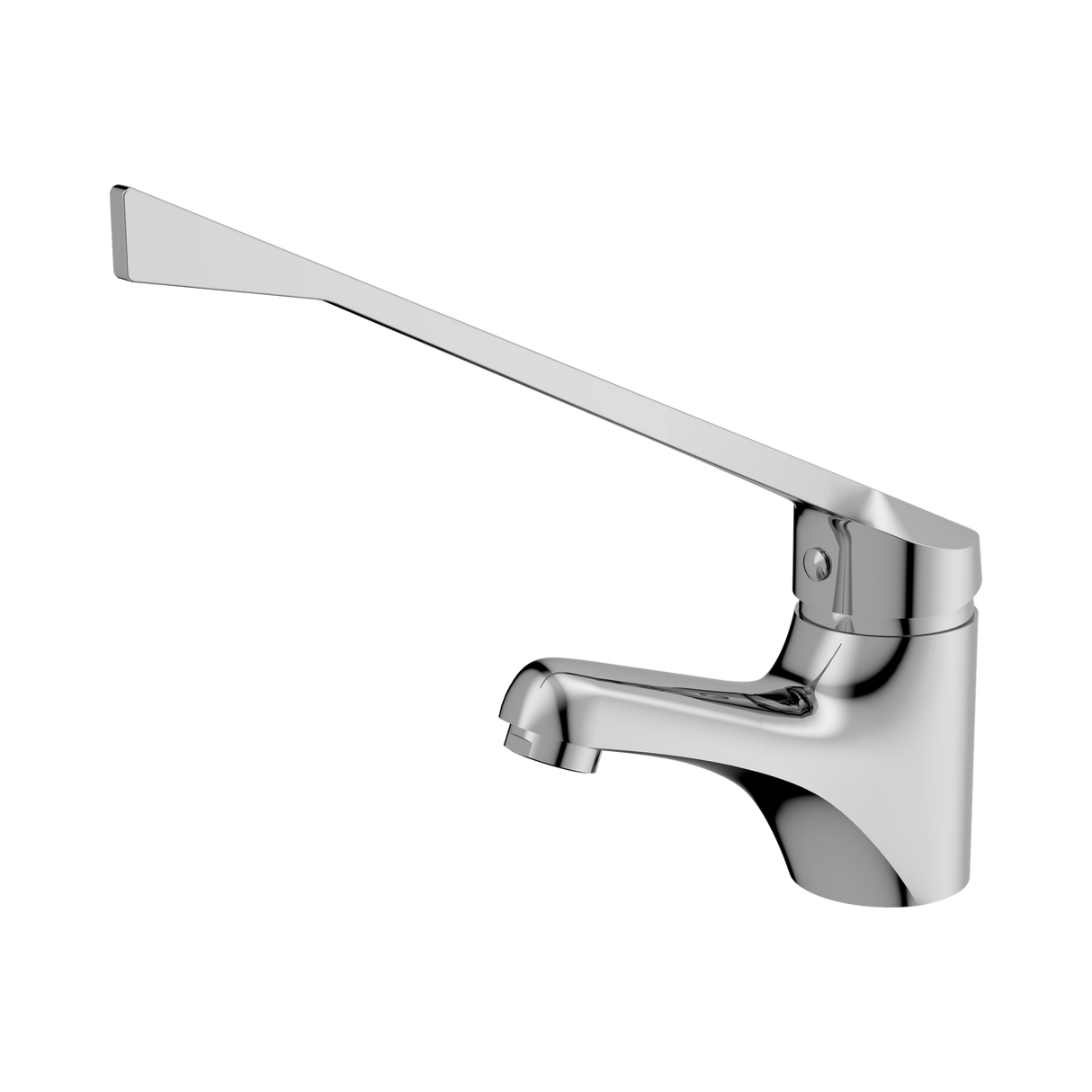 An image of Nero Tapware Classic Care Basin Mixer Extended Handle Chrome