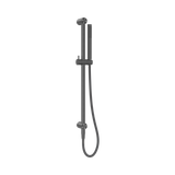 An image of Nero Tapware Zen SS316L Shower Rail With Outdoor Shower Hose Graphite