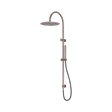 An image of Nero Tapware Zen SS316L Twin Shower With Outdoor Shower Hose Brushed Bronze