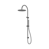 An image of Nero Tapware Zen SS316L Twin Shower With Outdoor Shower Hose Graphite