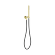 An image of Nero Tapware Zen SS316L Shower On Bracket With Outdoor Shower Hose Brushed Gold