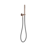 An image of Nero Tapware Zen SS316L Shower On Bracket With Outdoor Shower Hose Brushed Bronze