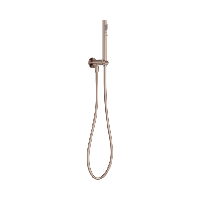 An image of Nero Tapware Zen SS316L Shower On Bracket Brushed Bronze