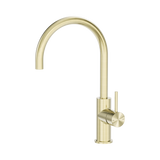 An image of Nero Tapware Zen SS316L Kitchen Mixer Brushed Gold