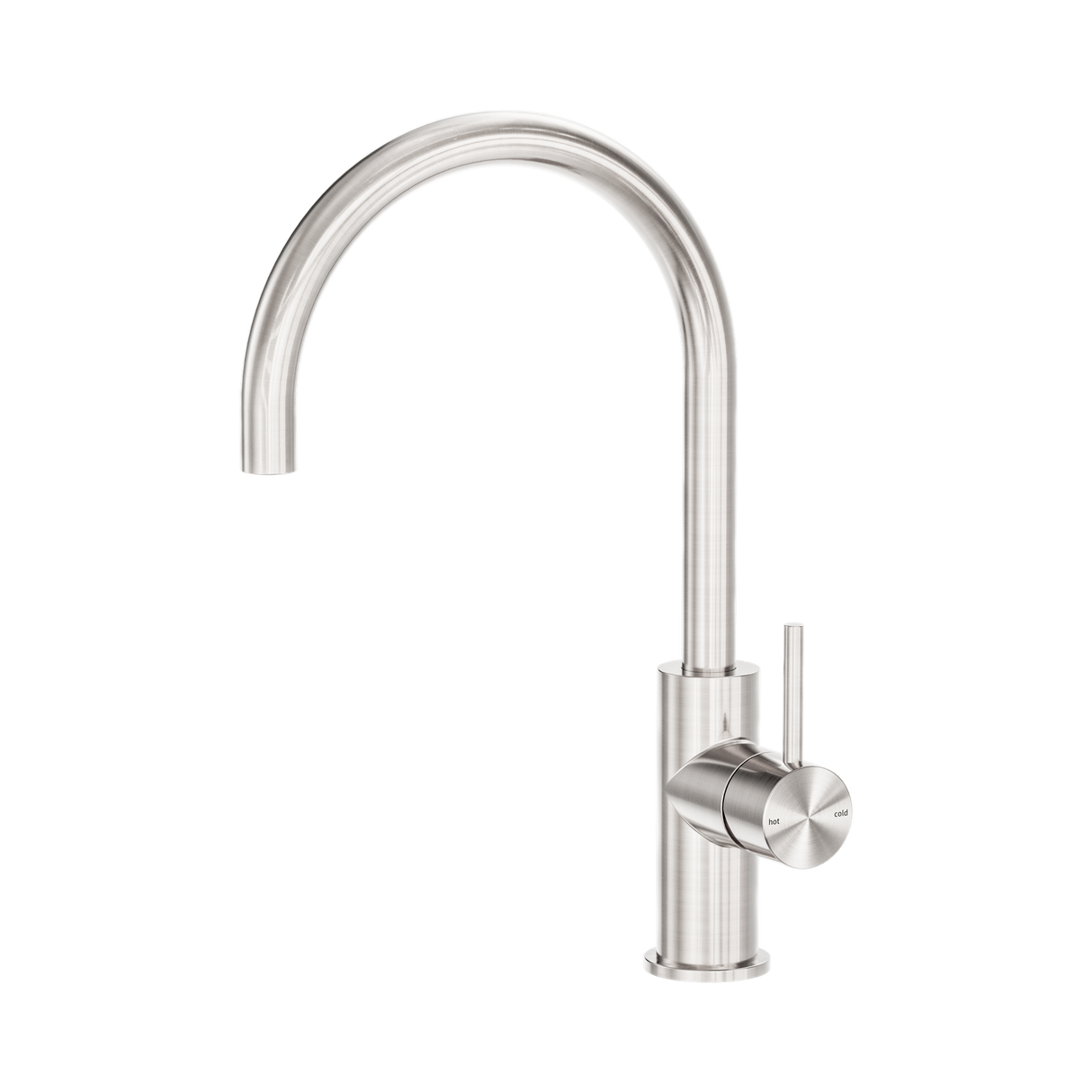An image of Nero Tapware Zen SS316L Kitchen Mixer Brushed Nickel