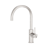 An image of Nero Tapware Zen SS316L Kitchen Mixer Brushed Nickel