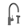 An image of Nero Tapware Zen SS316L Kitchen Mixer With Hand Spray Graphite