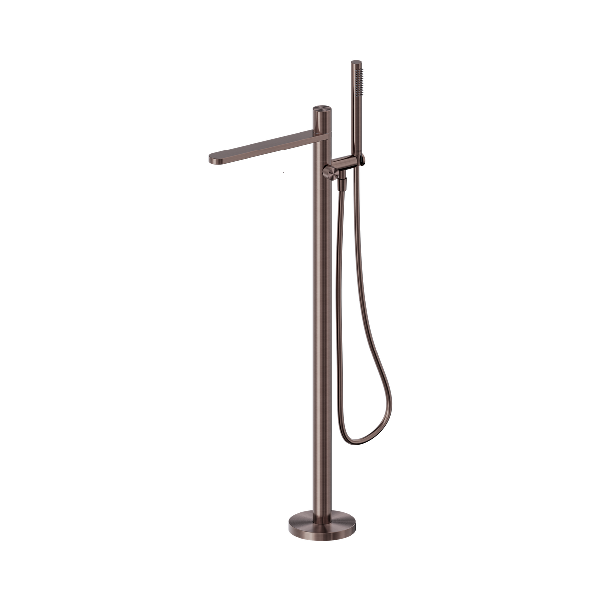 An image of Nero Tapware Pure SS316L Freestanding Bath Mixer Brushed Bronze