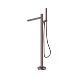 An image of Nero Tapware Pure SS316L Freestanding Bath Mixer Brushed Bronze