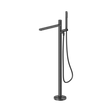 An image of Nero Tapware Pure SS316L Freestanding Bath Mixer Graphite