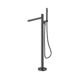 An image of Nero Tapware Pure SS316L Freestanding Bath Mixer Graphite