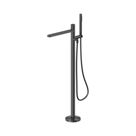 An image of Nero Tapware Pure SS316L Freestanding Bath Mixer Graphite