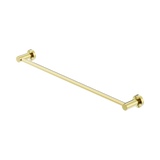 An image of Nero Tapware Mecca Single Towel Rail 600mm Brushed Gold