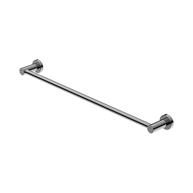 An image of Nero Tapware Mecca Single Towel Rail 600mm Chrome