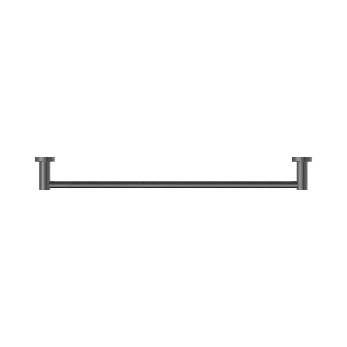 An image of Nero Tapware Mecca Single Towel Rail 600mm Gun Metal