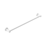 An image of Nero Tapware Mecca Single Towel Rail 600mm Matte White