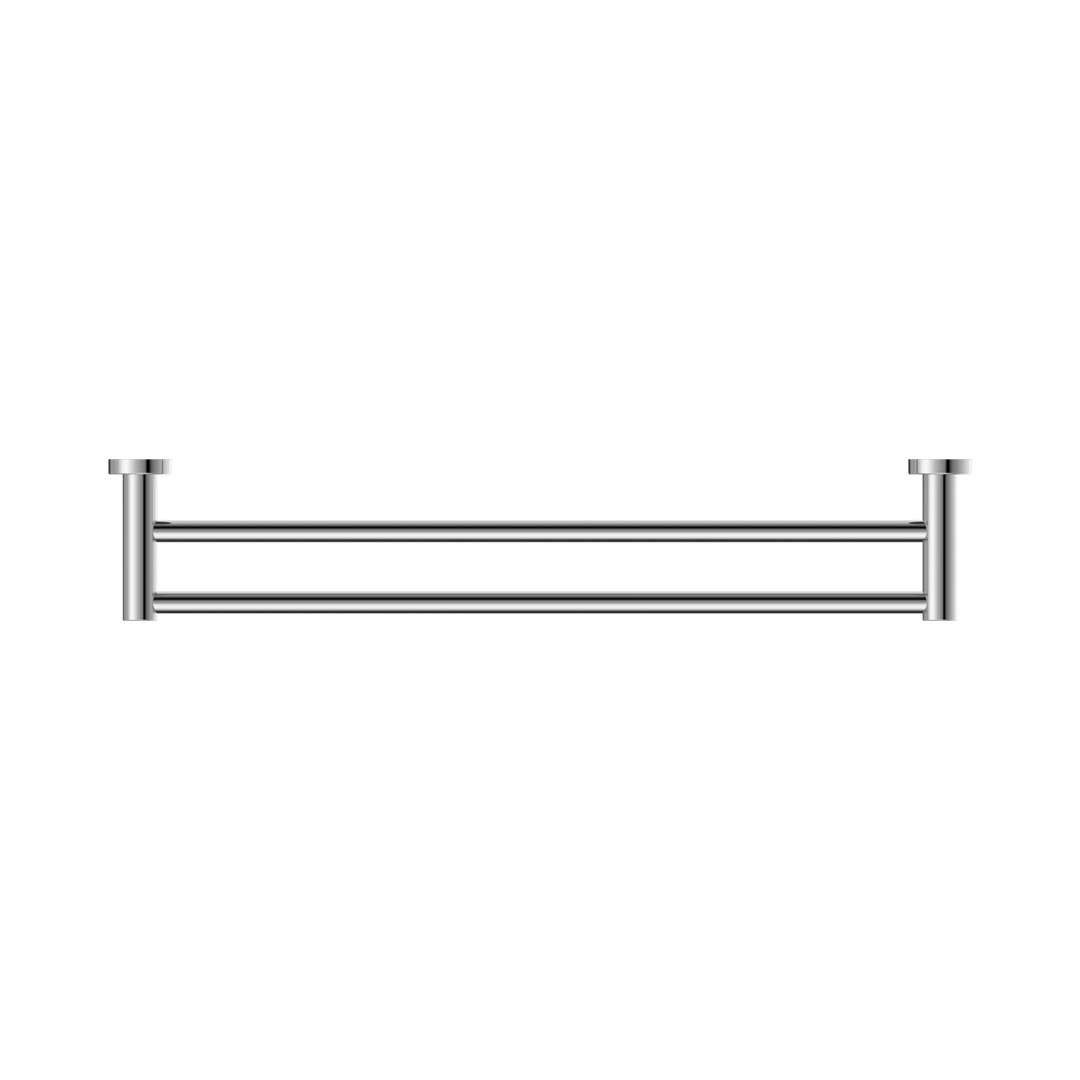An image of Nero Tapware Mecca Double Towel Rail 600mm Chrome