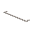 An image of Nero Tapware Mecca 240V Single Heated Towel Rail Brushed Nickel