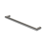 An image of Nero Tapware Mecca 240V Single Heated Towel Rail Chrome