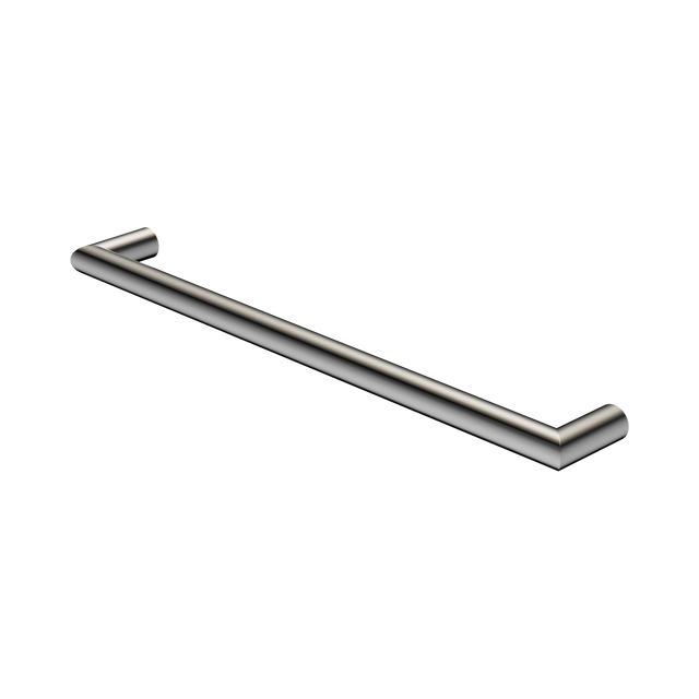An image of Nero Tapware Mecca 240V Single Heated Towel Rail Chrome