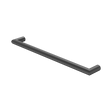 An image of Nero Tapware Mecca 240V Single Heated Towel Rail Gun Metal