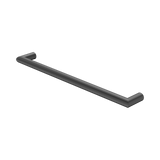 An image of Nero Tapware Mecca 240V Single Heated Towel Rail Graphite