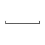 An image of Nero Tapware Mecca Single Towel Rail 800mm Gun Metal