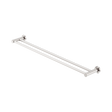 An image of Nero Tapware Mecca Double Towel Rail 800mm Brushed Nickel