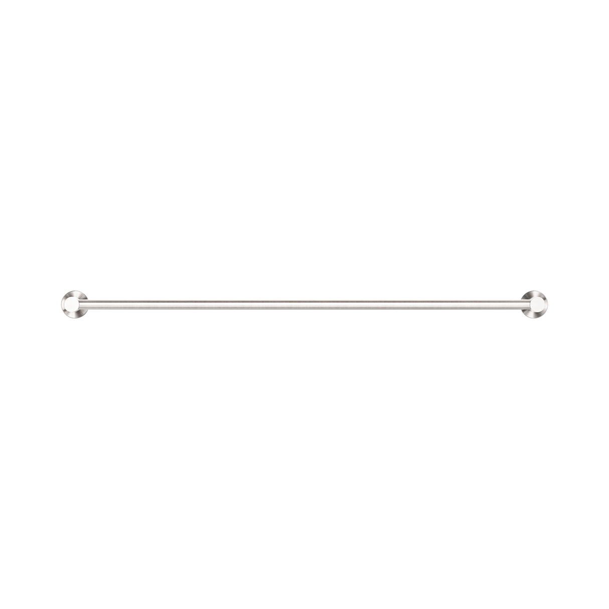 An image of Nero Tapware Mecca Double Towel Rail 800mm Brushed Nickel