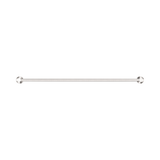 An image of Nero Tapware Mecca Double Towel Rail 800mm Brushed Nickel