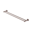 An image of Nero Tapware Mecca Double Towel Rail 800mm Brushed Bronze